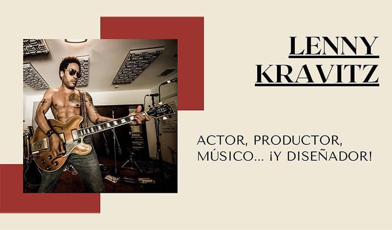 Lenny Kravitz; ahora, también diseñador