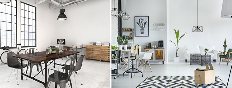 Elige un estilo para decorar tu casa, estilo nórdico o industrial
