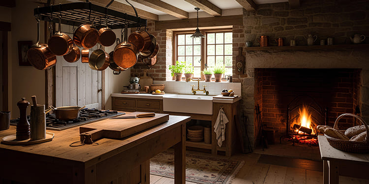 Cocinas y comedores Cottagecore