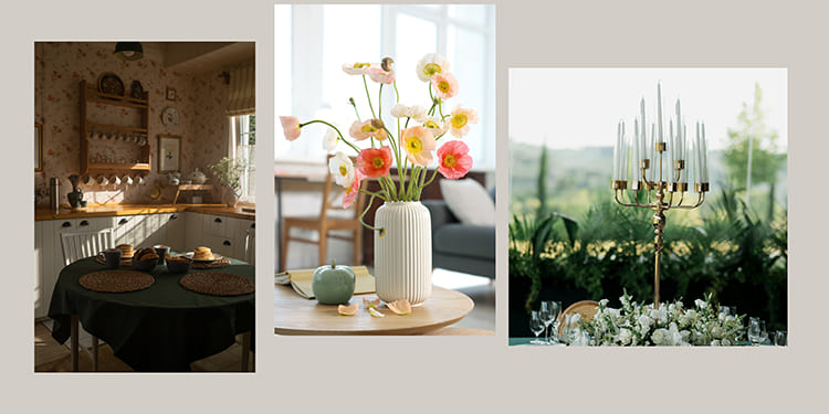 Detalles decorativos del estilo Cottagecore