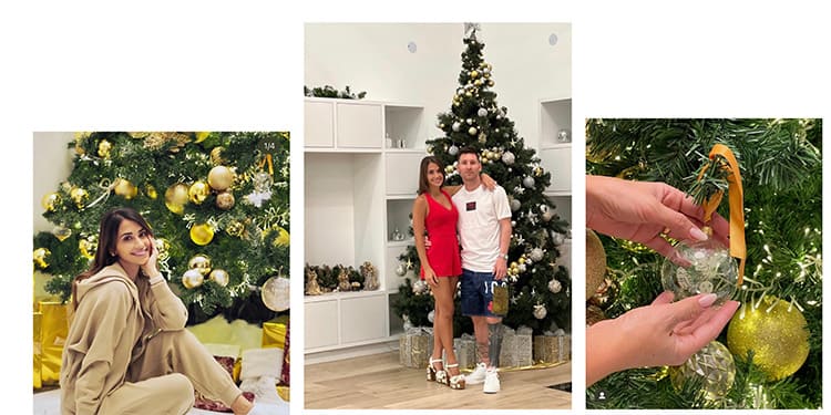 Decoración navidad de Leo Messi y Antonela Roccuzzo