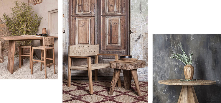 Los muebles de madera aportan un toque natural, cálido y acogedor 