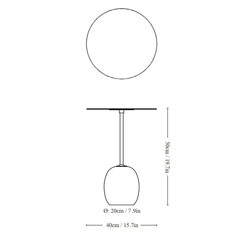 Mesa auxiliar Lato LN8 - &Tradition