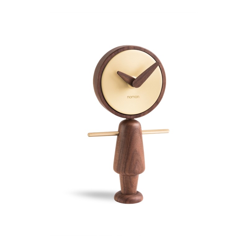 Reloj sobremesa Nene Nogal Nomon