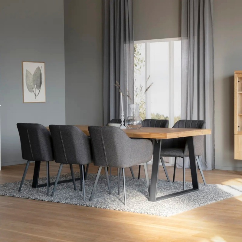 Mesa de comedor extensible Brooklyn U 200