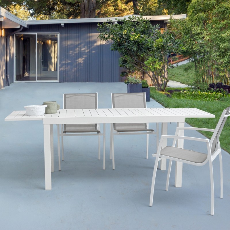 Mesa comedor extensible 140 Hilde exterior