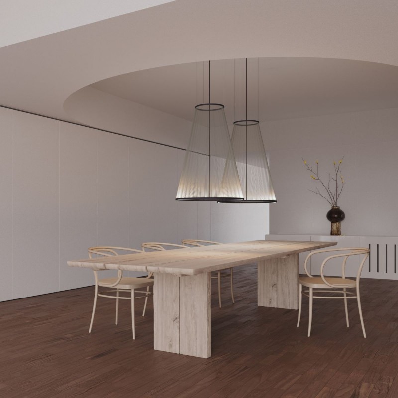 Lámpara colgante cónica Array grande de Vibia