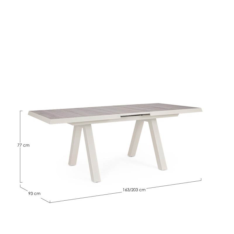 Mesa extensible Krion 163