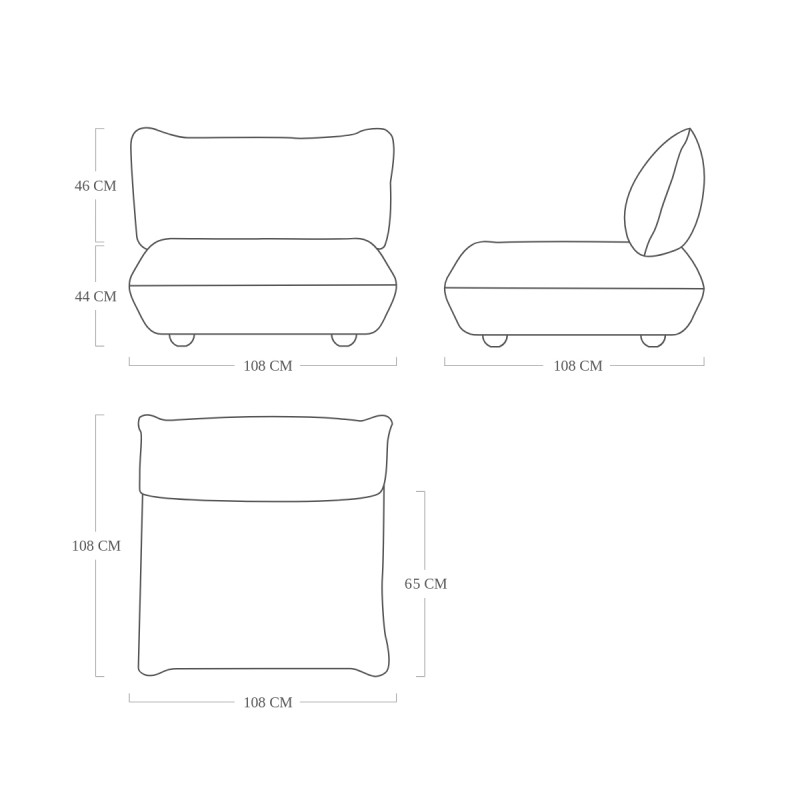Sumo Seat Velvet Recycled Fatboy