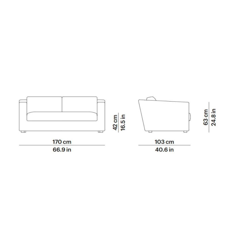 Sofá 2 plazas exterior Heritage Point