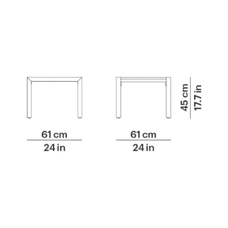 Mesa auxiliar exterior Kubik Point