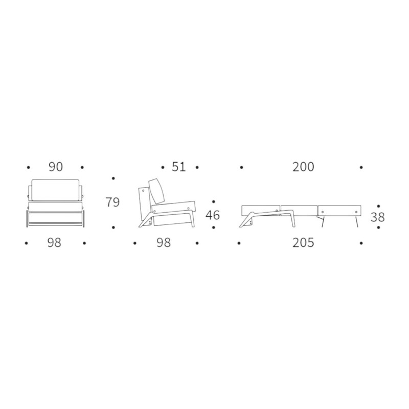 Butaca Cubed 90 Madera Innovation Living