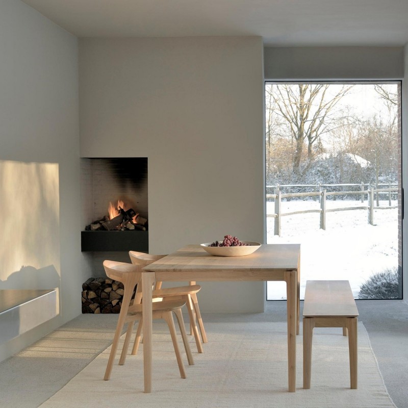 Banco Bok Ethnicraft. Madera maciza de roble