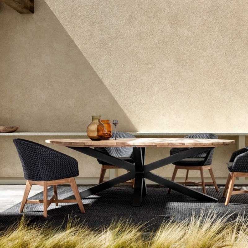 Mesa comedor Palmdale ovalada