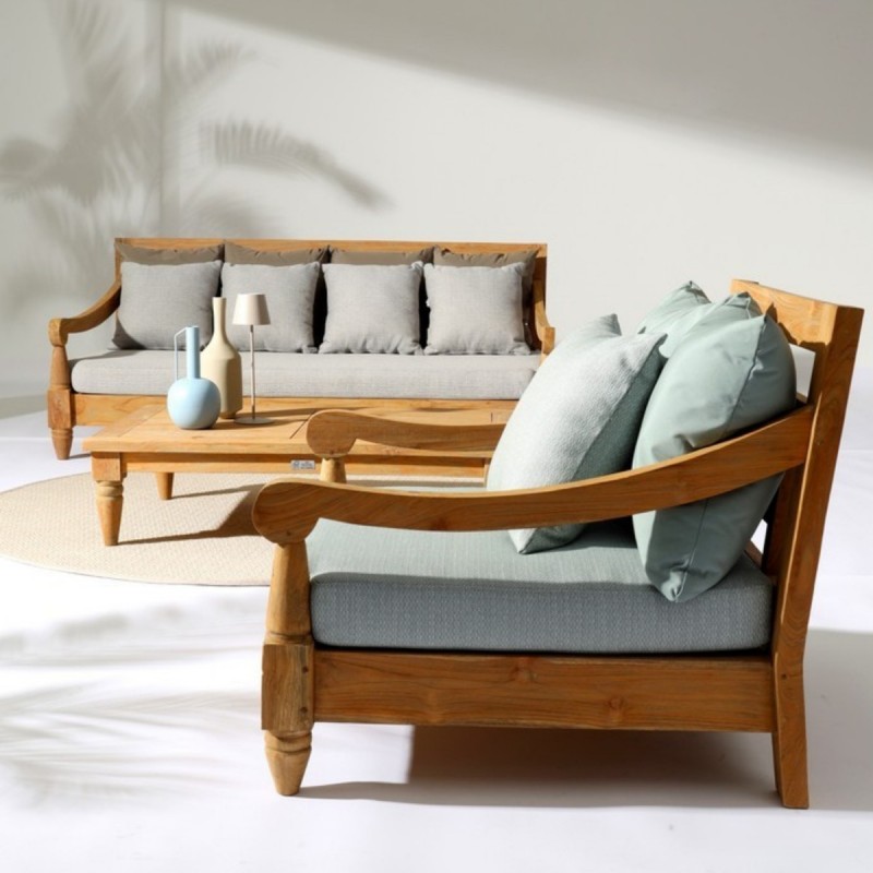Diván exterior Bali | Madera de Teca