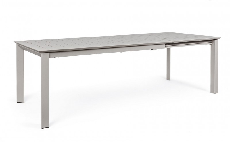 Mesa extensible Konnor gris de exterior
