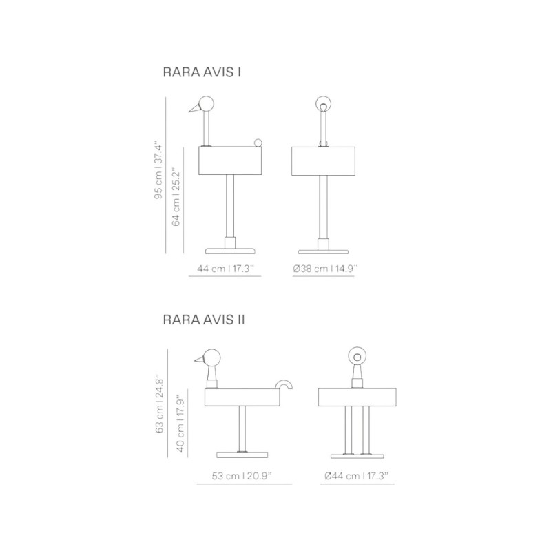 Mesa auxiliar Rara Avis Nomon