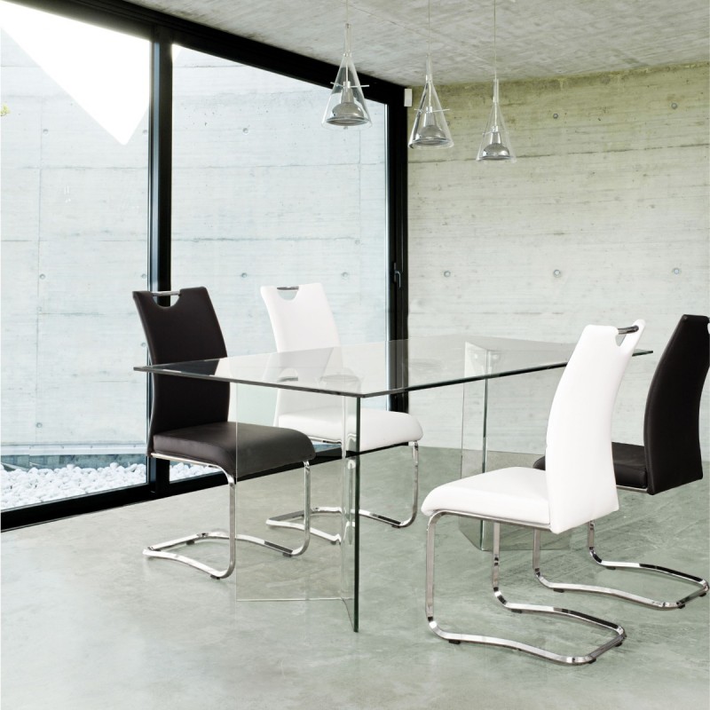 Mesa comedor Iride | Sobre vidrio