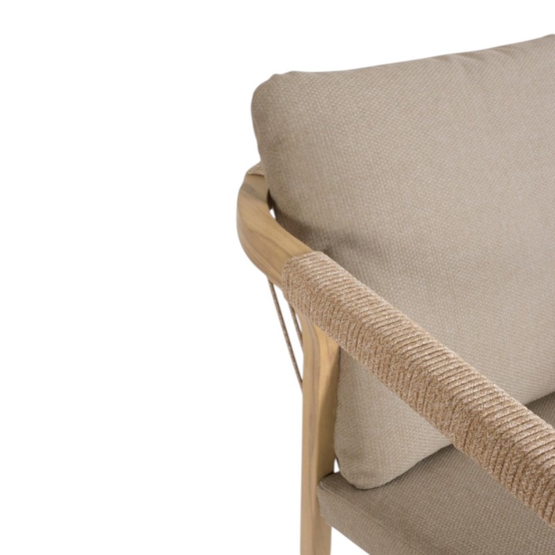 Set Mesa Bar y 4 Taburetes Kalimera exterior