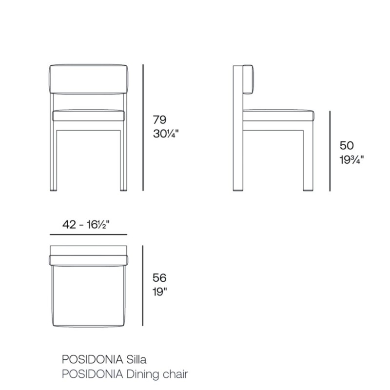 Silla Posidonia Vondom