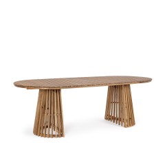  Mesa ovalada de exterior Rodano