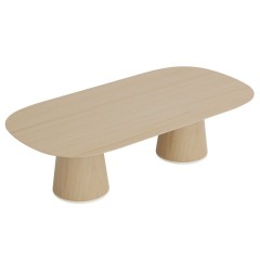 Mesa Conic Doble columna grande de Vergés