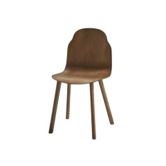 Silla con patas madera Body - Sancal