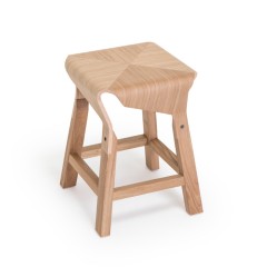 Taburete bajo Naoshima roble natural - Vergés