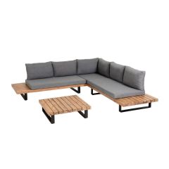set sofa exterior con mesa 