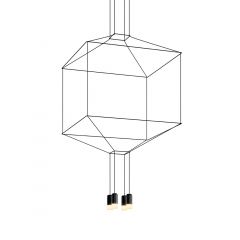 Lámpara de suspensión Wireflow Cuadrada - Vibia