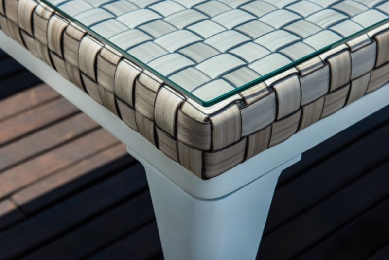 Mesa comedor exterior aluminio Brafta - Skyline Design