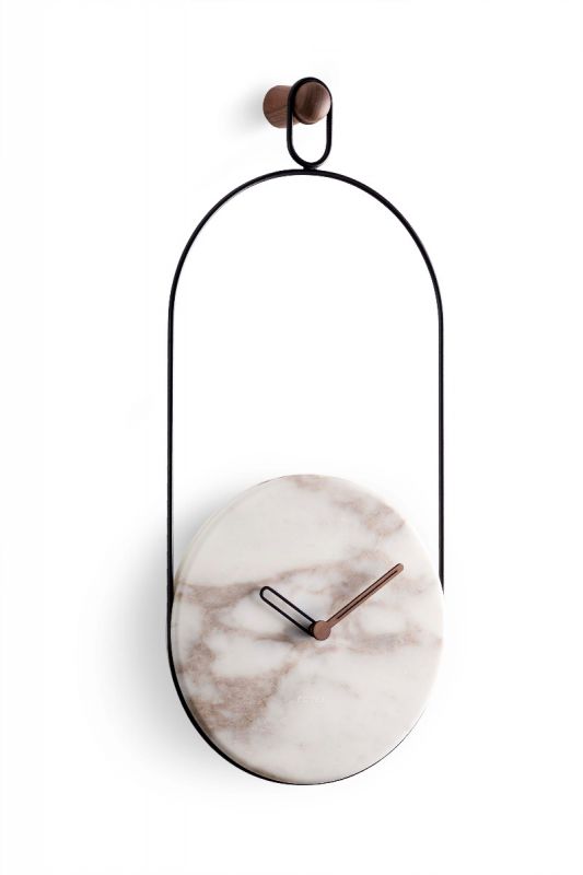 Reloj pared Eslabón mármol Nomon
