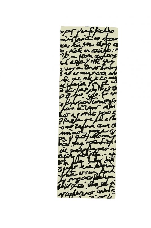 Alfombra Black on White Manuscrit - Nanimarquina 