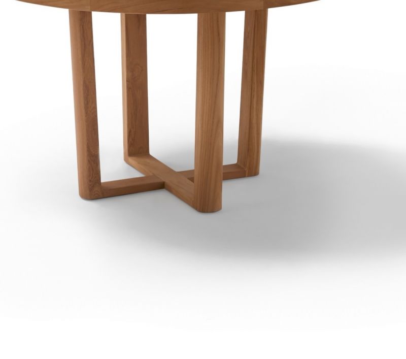 Mesa redonda madera teca Heritage – Point