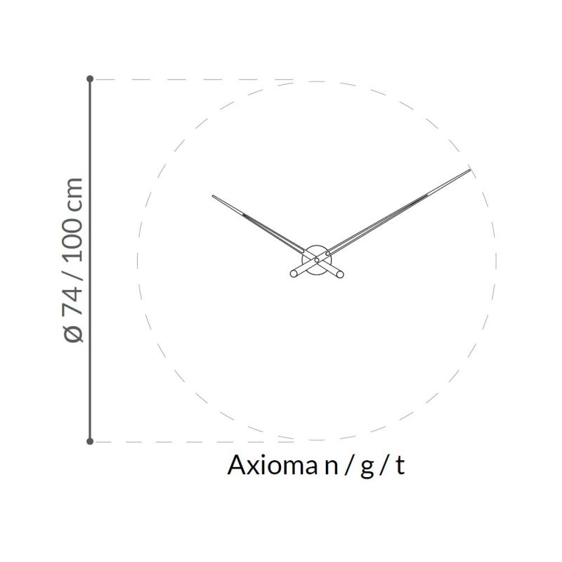 Reloj pared Axioma N Nomon