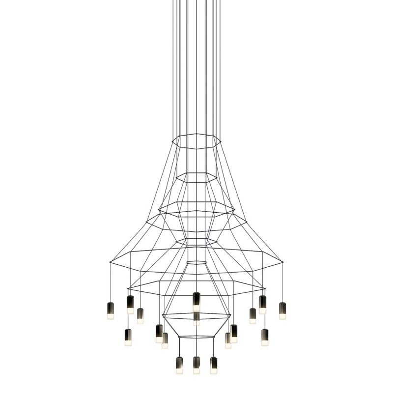 Lámpara de techo Wireflow Chandelier - Vibia