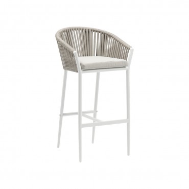 Taburete Bar Ukiah blanco Mooma Design