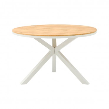 Mesa redonda Sidney blanco Mooma Design