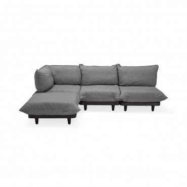 Sofá lounge modular grande Paletti Fatboy-Gris oscuro
