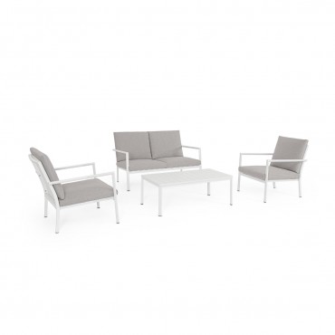 Set Konnor con sofá, sillones y mesa de centro