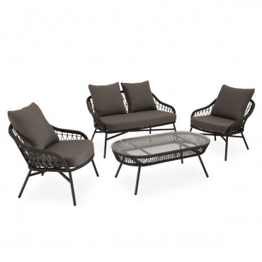 Conjunto jardín Salonica-Gris