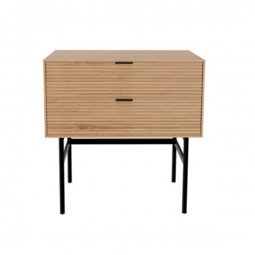 Mesita alta 60 Tulsa 2 cajones