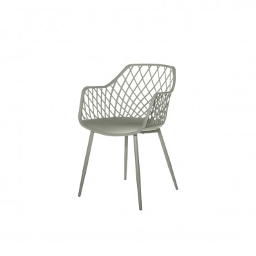 Silla de exterior Charlotte-Verde