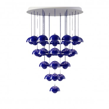 Lámpara de araña 31 Flowerpot VP10 - &Tradition-Azul