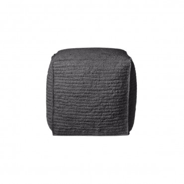 Puff exterior fibra Alga Dareels -Negro