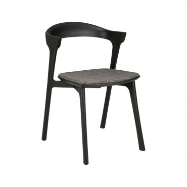 Silla tapizada Bok roble negro Ethnicraft