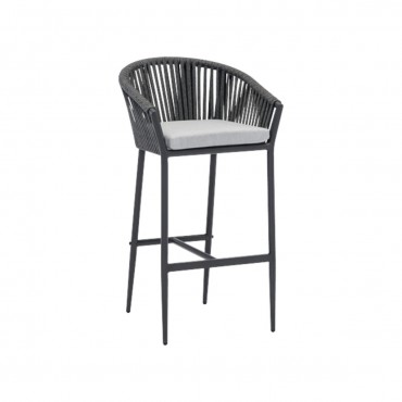 Taburete Bar Ukiah negro Mooma Design