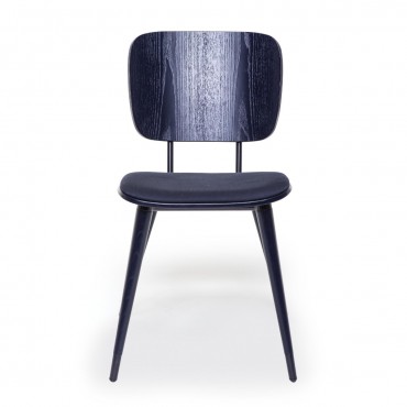 Silla ABC tapizada azul - Vergés