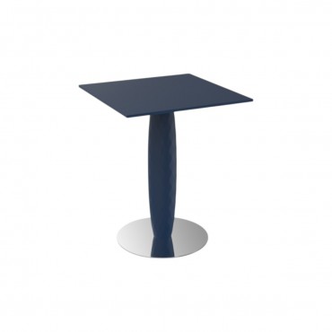 Mesa cuadrada Vases Vondom-Azul oscuro-74 cm x 69 cm x 69 cm