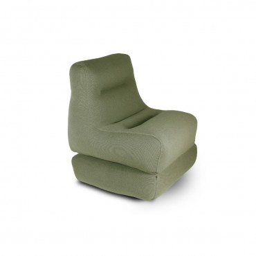 Sofá Pool Verde 1 plaza estilo moderno - Ogo